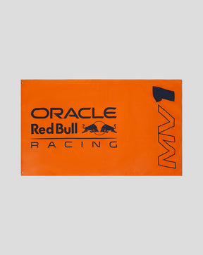 Oracle Red Bull Racing Max Verstappen Vlag - Exotisch Oranje