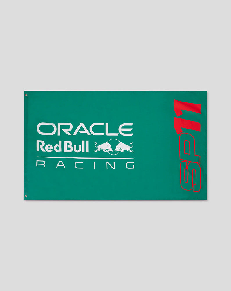 Oracle Red Bull Racing Sergio 'Checo' Perez Vlag - Groen