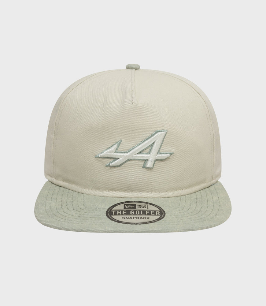 New Era Alpine Acid Wash Golfpet - Wit