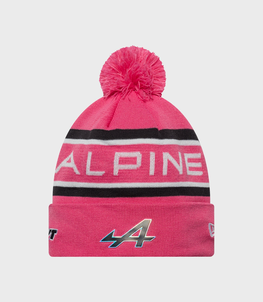 New Era Alpine Rep Team Cuff Knit Pop Muts - Roze