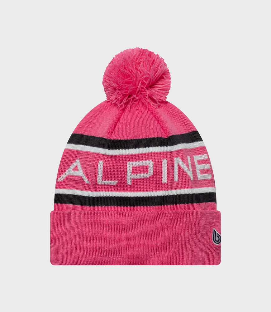 New Era Alpine Rep Team Cuff Knit Pop Muts - Roze