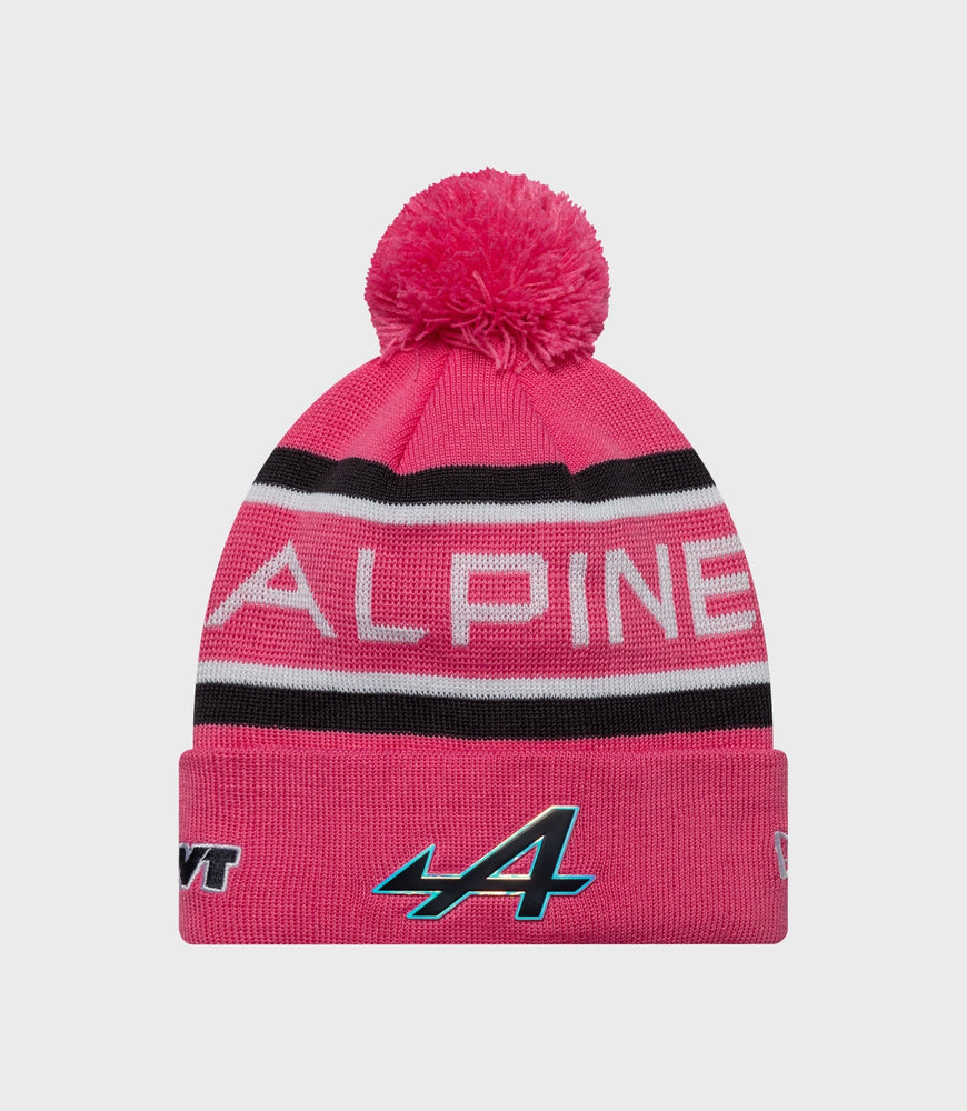 New Era Alpine Team Kit Pierre Gasly Cuff Knit Junior Pop Hat - Roze