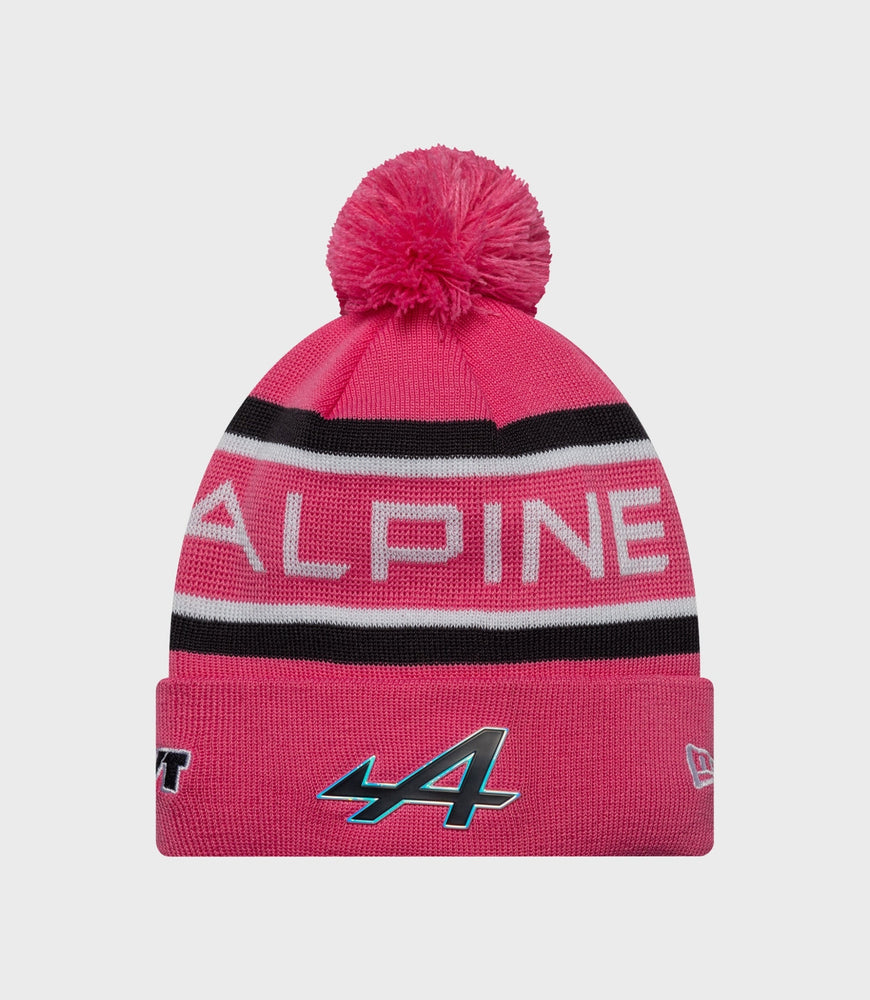 New Era Alpine Team Kit Jack Doohan Cuff Knit Junior Pop Hat - Roze