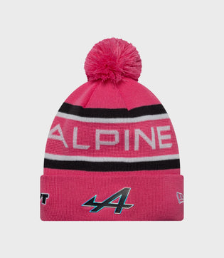 New Era Alpine Team Kit Jack Doohan Cuff Knit Junior Pop Hat - Roze