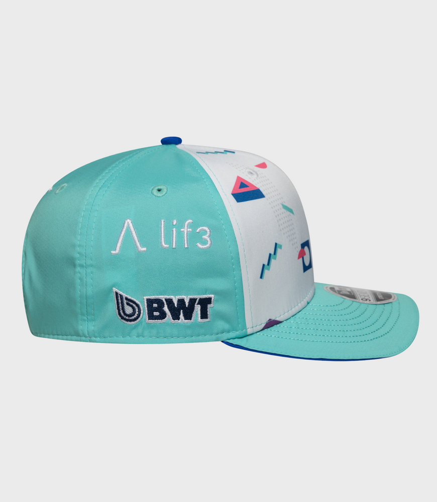 New Era Pierre Gasly Miami 9Seventy Stretch Snap Cap - Wit