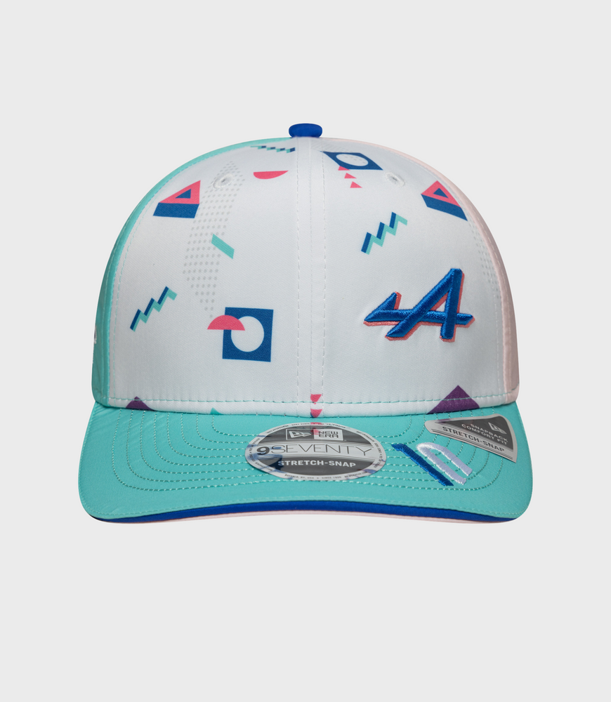 New Era Pierre Gasly Miami 9Seventy Stretch Snap Cap - Wit