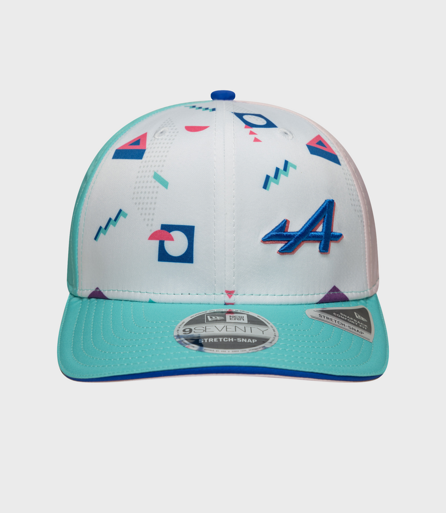 New Era Miami 9Seventy Stretch Snap Cap - Wit