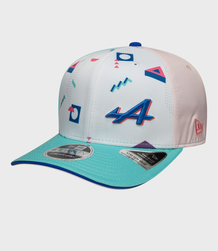 New Era Miami 9Seventy Stretch Snap Cap - Wit