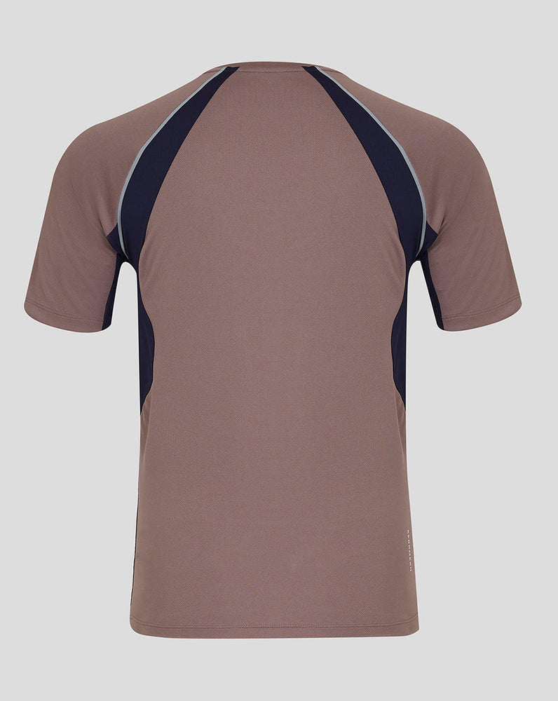 Heren AMC Aeromesh T-Shirt met korte mouwen - Perzik Klei