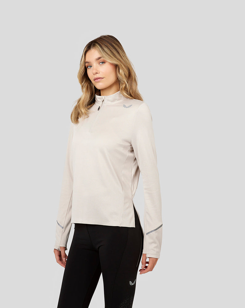 Dames Lichtgewicht Kwartrits Midlayer Top