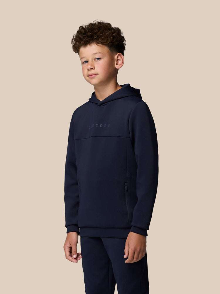 Junior Flex Scuba Unisex Hoodie - Marineblauw