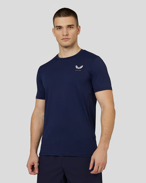 Heren Active Performance T-Shirt met korte mouwen – Marineblauw