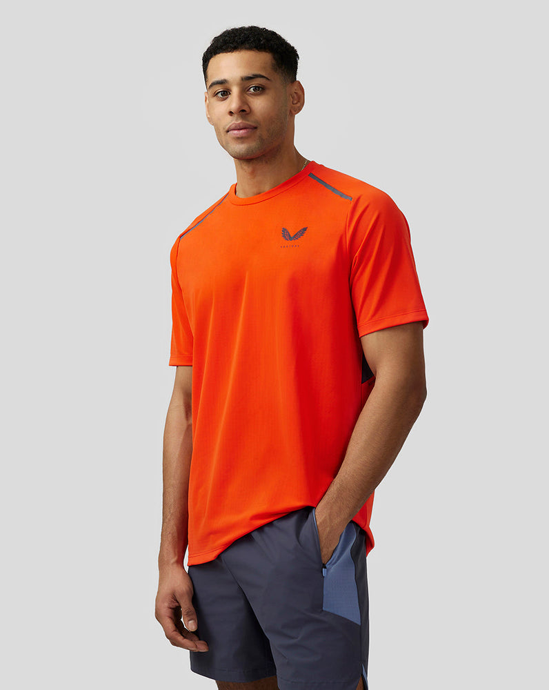 Heren Apex Aeromesh T-Shirt - Oranje