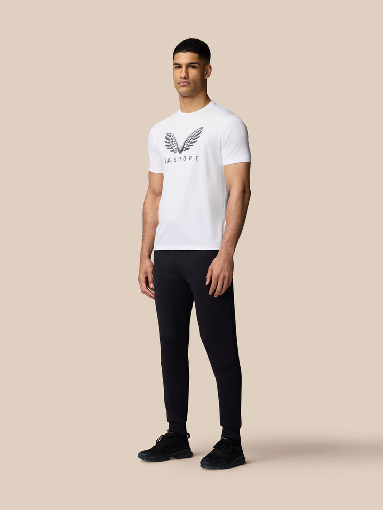 Grafisch Training T-Shirt - Wit