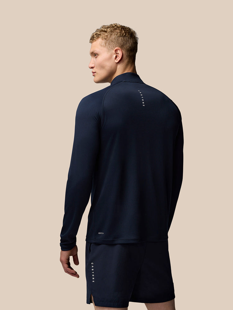 Adapt Training Kwartrits Top - Marineblauw