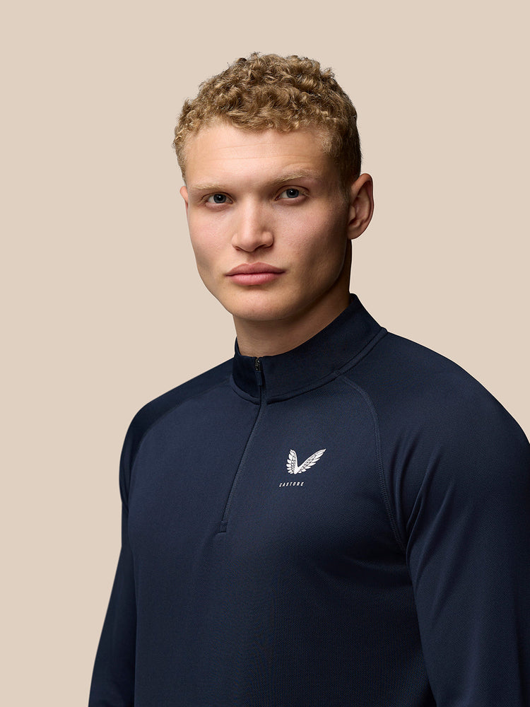 Adapt Training Kwartrits Top - Marineblauw