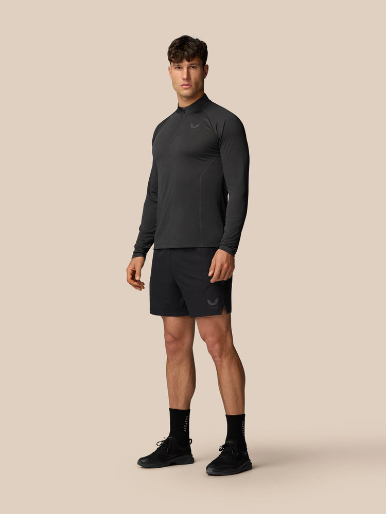 Apex Training Kwartrits Top - Zwart