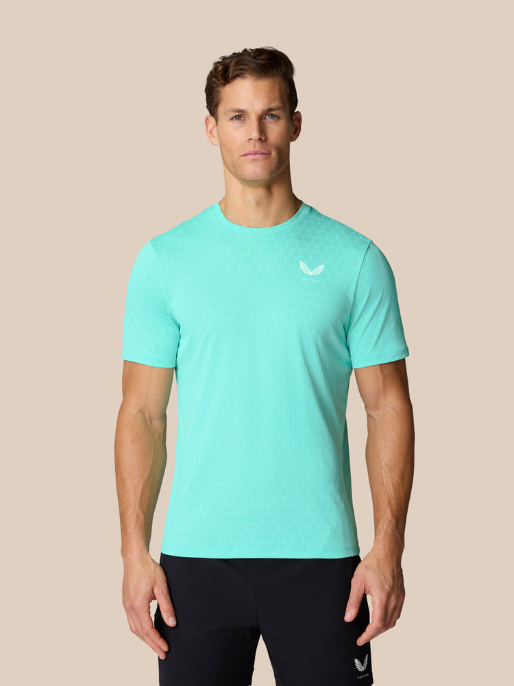Flow Training T-Shirt - Licht Aqua