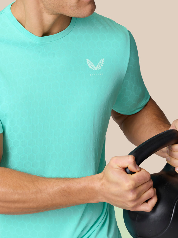 Flow Training T-Shirt - Licht Aqua