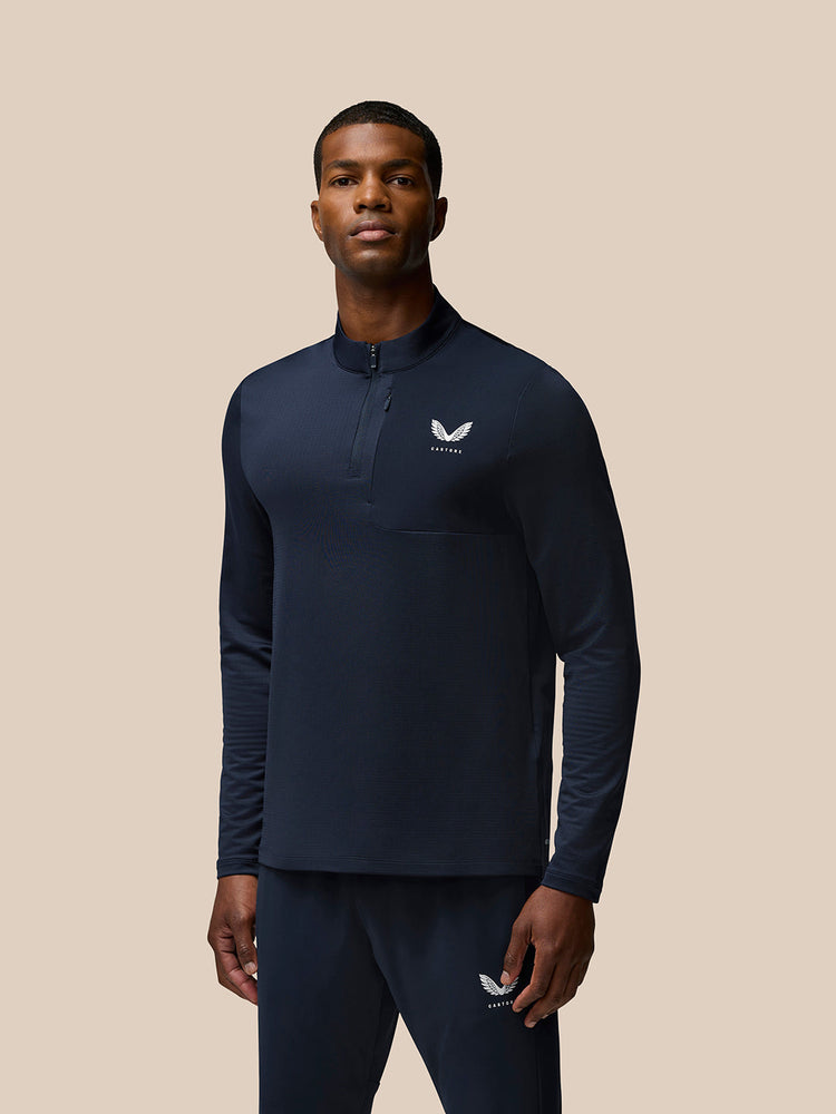 Flow Midlayer Top - Marineblauw