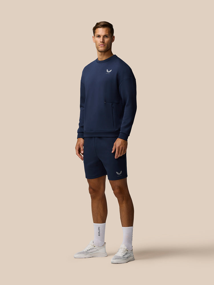 Travel Lifestyle Short - Marineblauw