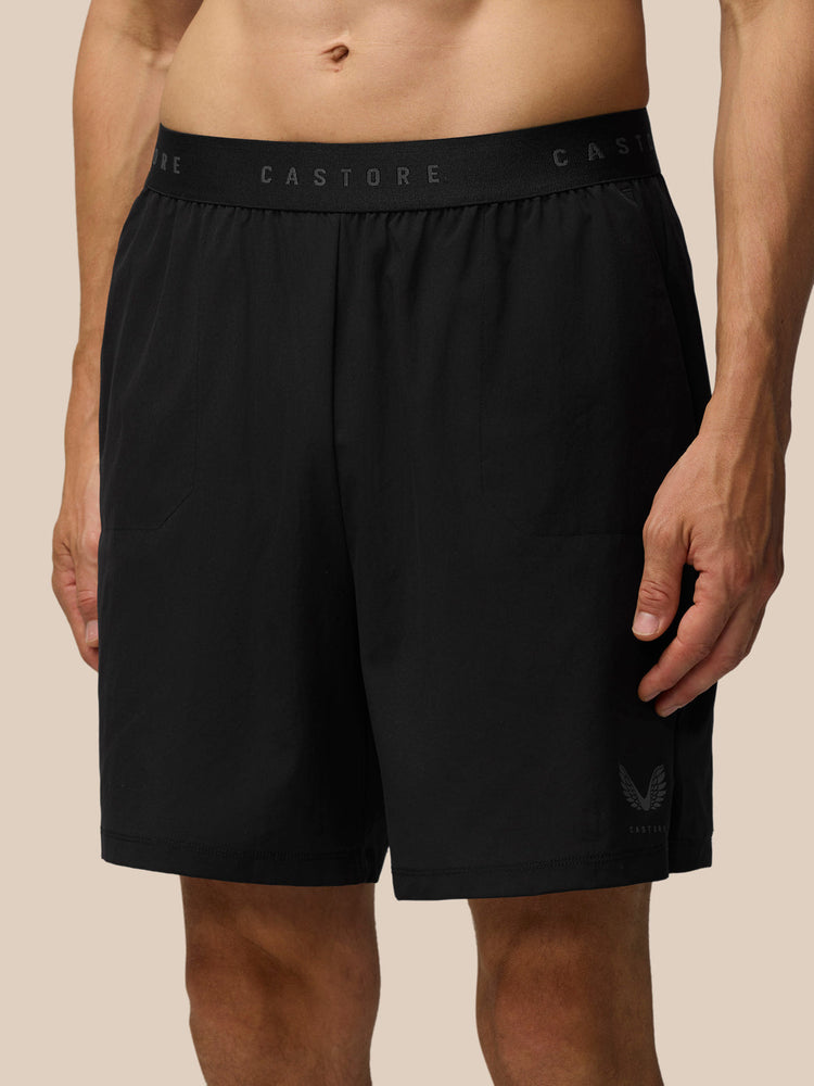 Men's Adapt 7" Castore Elastic Shorts - Black