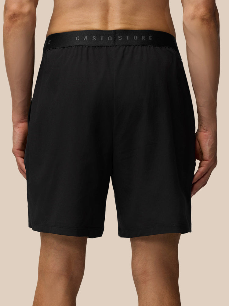 Men's Adapt 7" Castore Elastic Shorts - Black