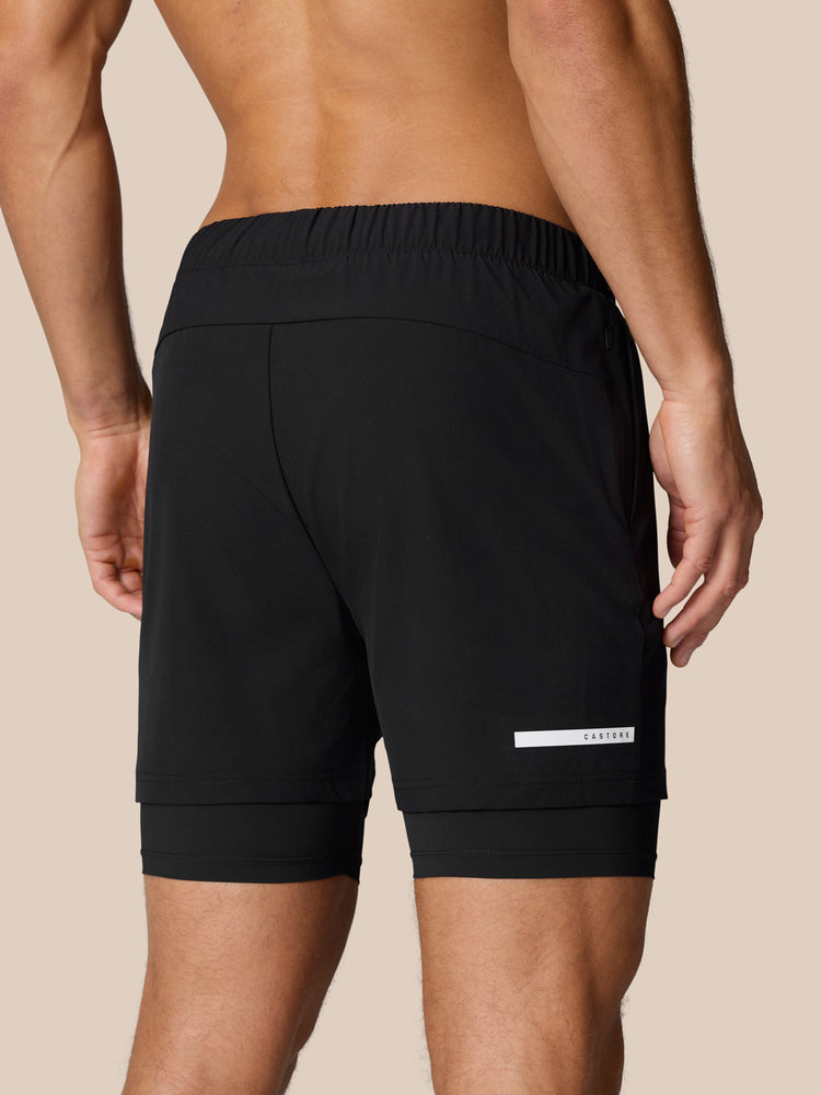 Flow Training 2-In-1 Short - Zwart