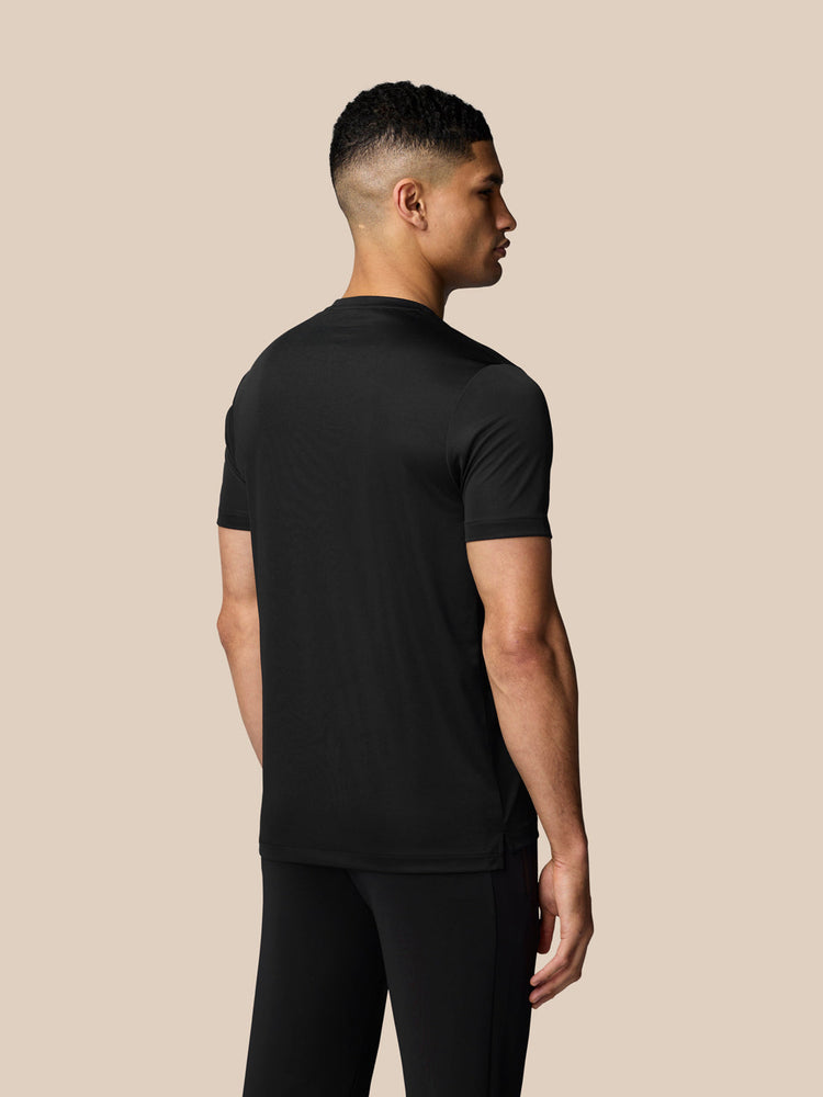 Grafisch Training T-Shirt - Zwart/Wit