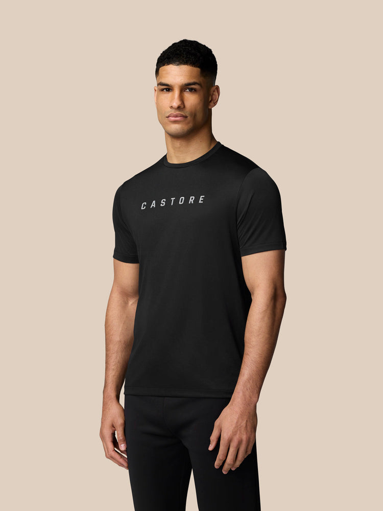 Grafisch Training T-Shirt - Zwart/Wit