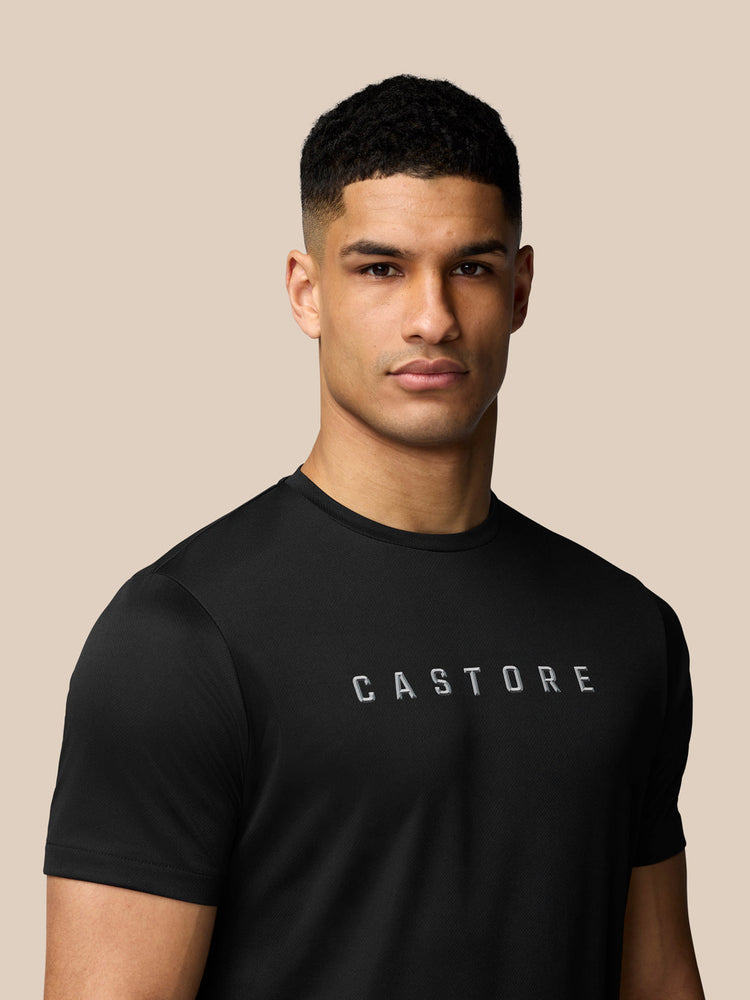Grafisch Training T-Shirt - Zwart/Wit