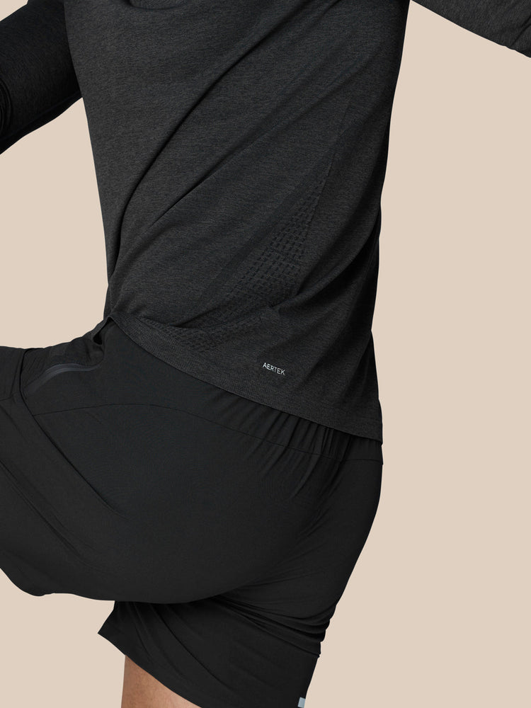Flow Training Kwartrits Top - Zwart