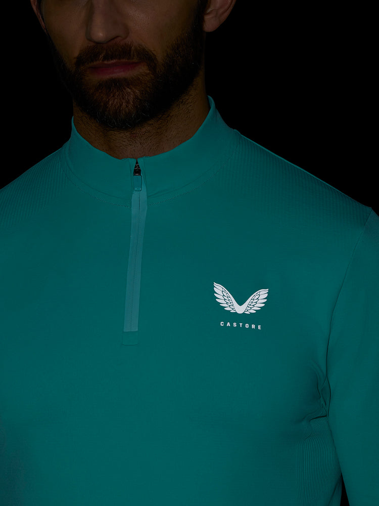 Zone Training Kwartrits Top - Licht Aqua
