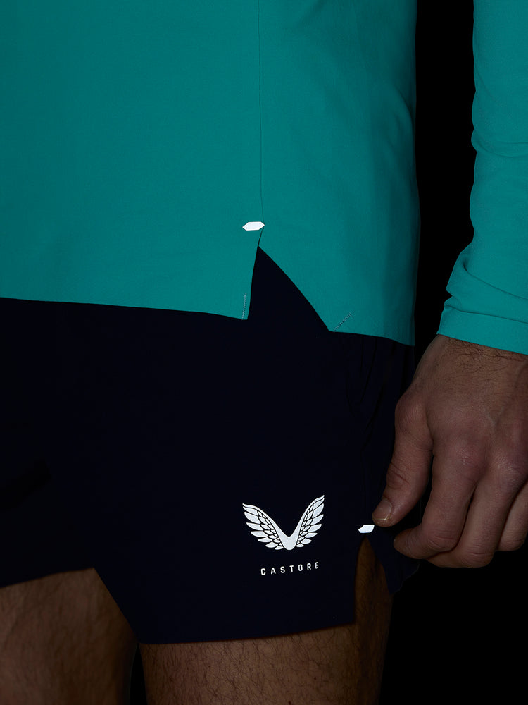 Zone Training Kwartrits Top - Licht Aqua