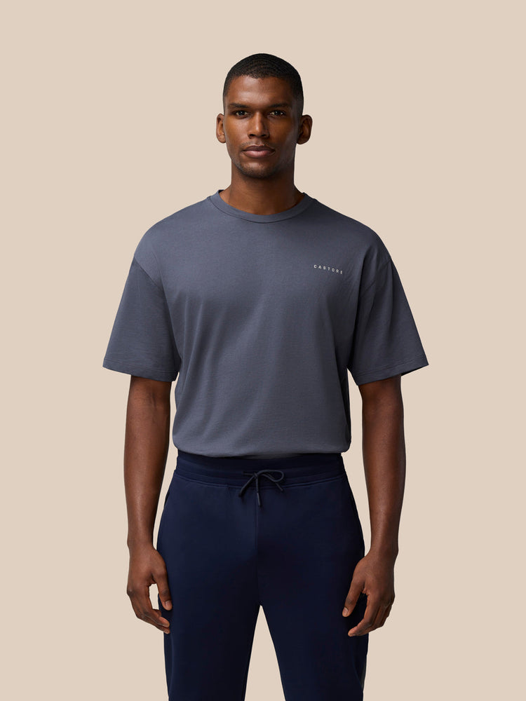 Flex Katoen T-Shirt - Pewter