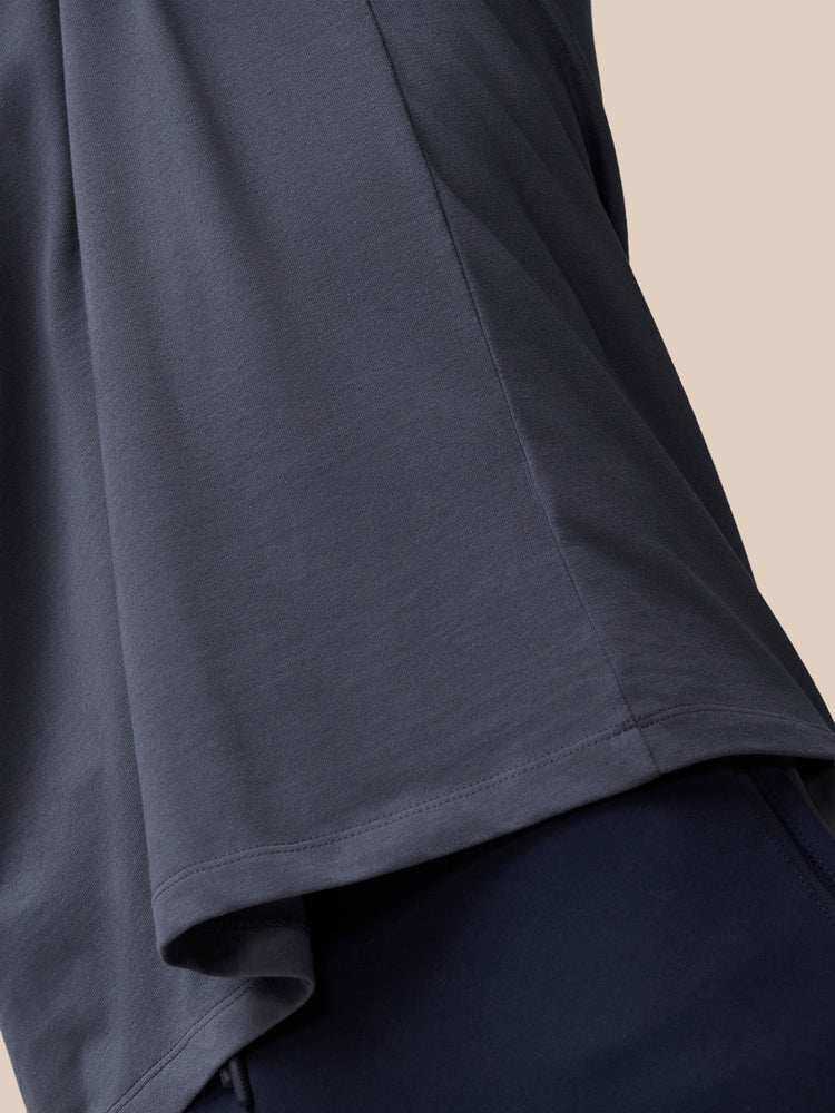 Flex Katoen T-Shirt - Pewter