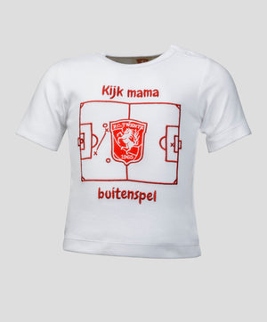 FC Twente T-shirt 'Kijk Mama Buitenspel' - Baby
