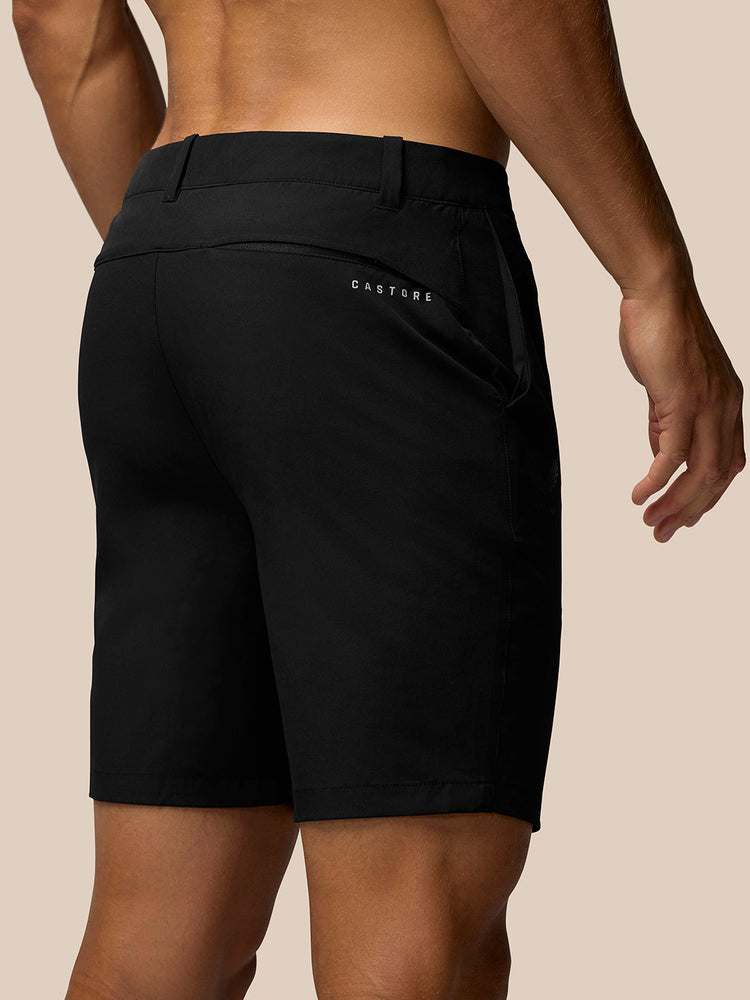 Heren Golf Lichtgewicht Short - Zwart