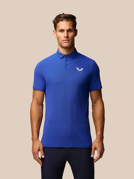 Heren Golf Essential Polo - Koningsblauw