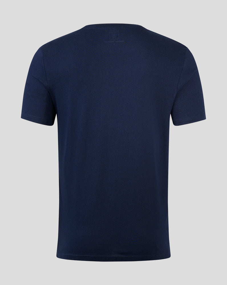 Genoa Grafisch T-Shirt - Marineblauw