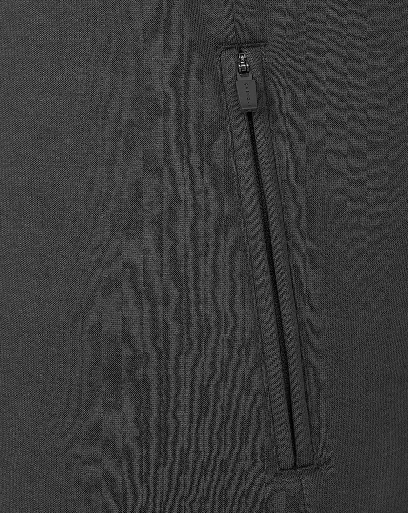 Heren Adapt Lange Mouwen Katoen Fleece Kwartrits Sweatshirt - Gunmetal