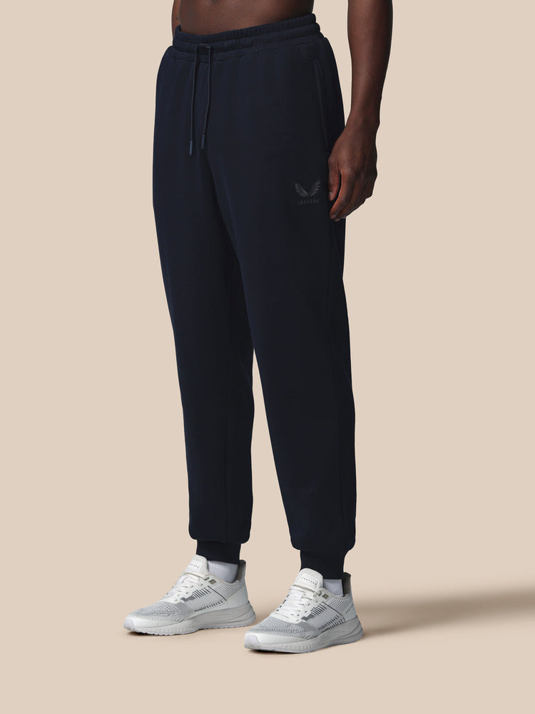 Heren Adapt Katoen Fleece Joggers - Marineblauw