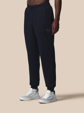 Heren Adapt Katoen Fleece Joggers - Marineblauw