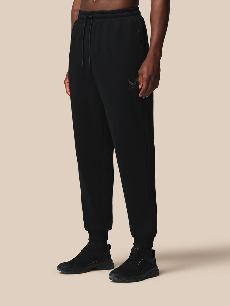 Heren Adapt Katoen Fleece Joggers - Zwart