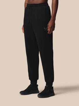 Heren Adapt Katoen Fleece Joggers - Zwart