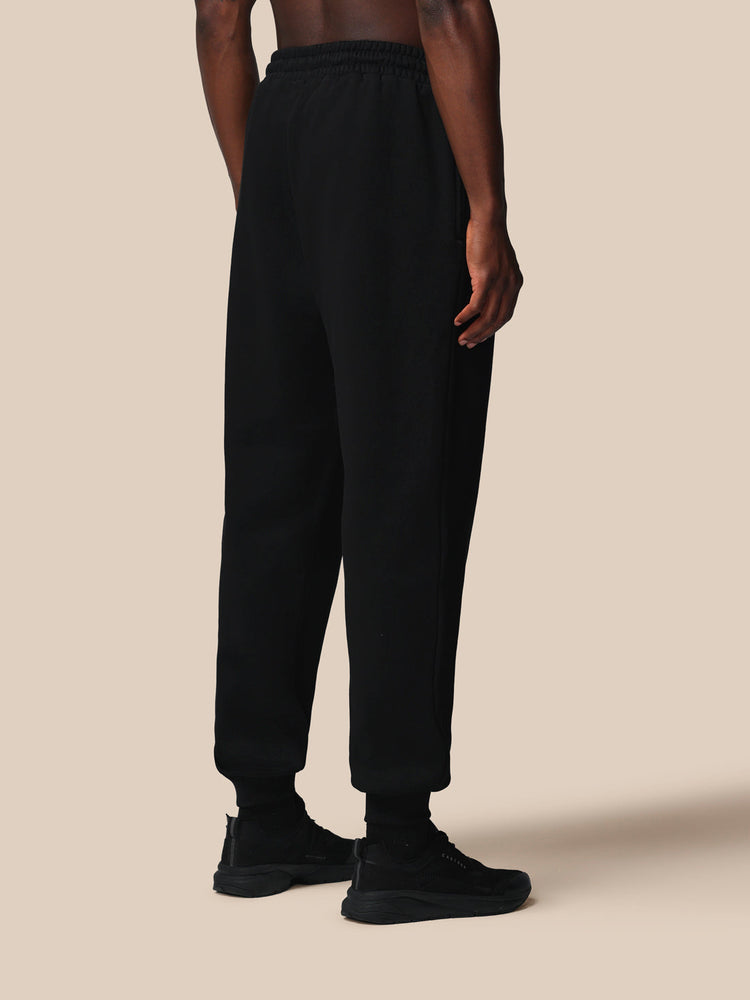 Heren Adapt Katoen Fleece Joggers - Zwart