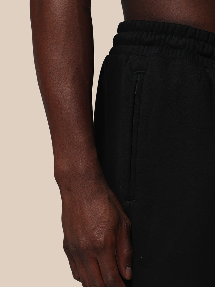 Heren Adapt Katoen Fleece Joggers - Zwart