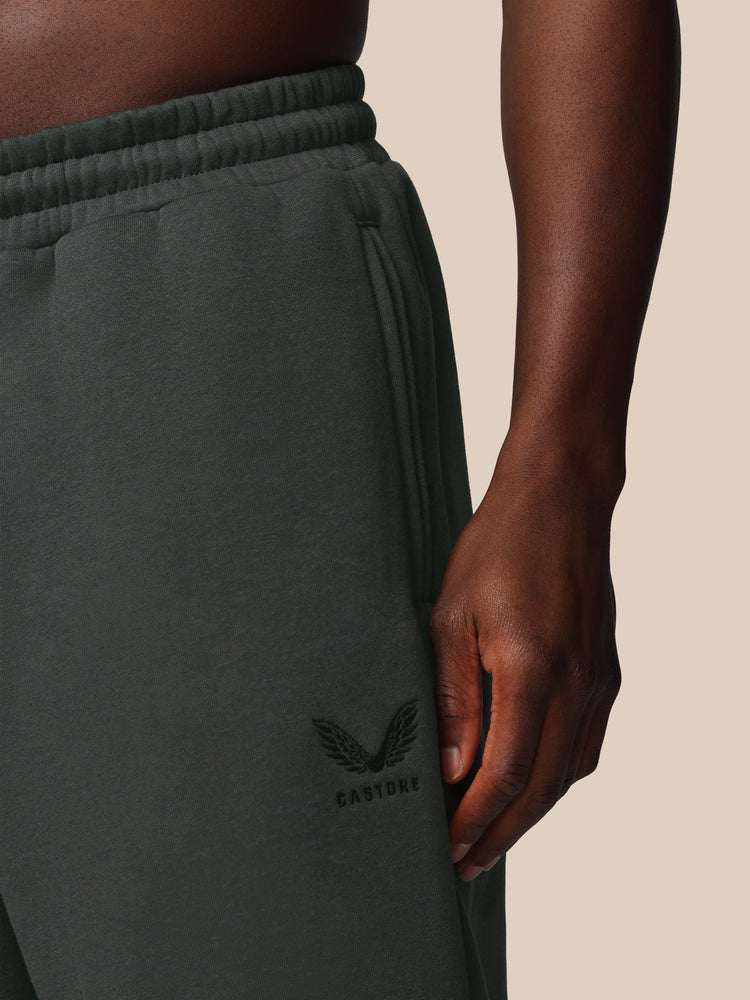 Heren Adapt Katoen Fleece Joggers - Gunmetal