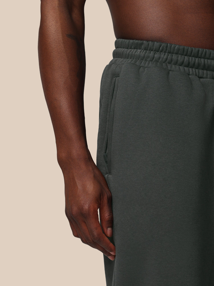 Heren Adapt Katoen Fleece Joggers - Gunmetal