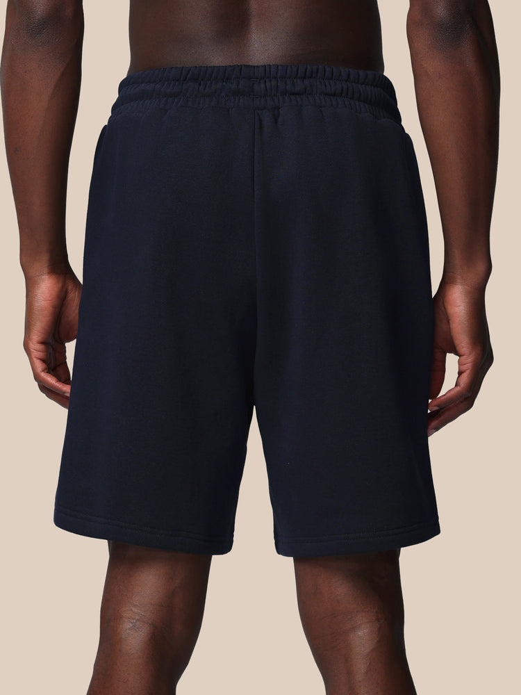 Heren Adapt Katoen Fleece Short - Marineblauw